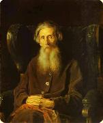The Portrait of Vladimir Dal Vasily Perov